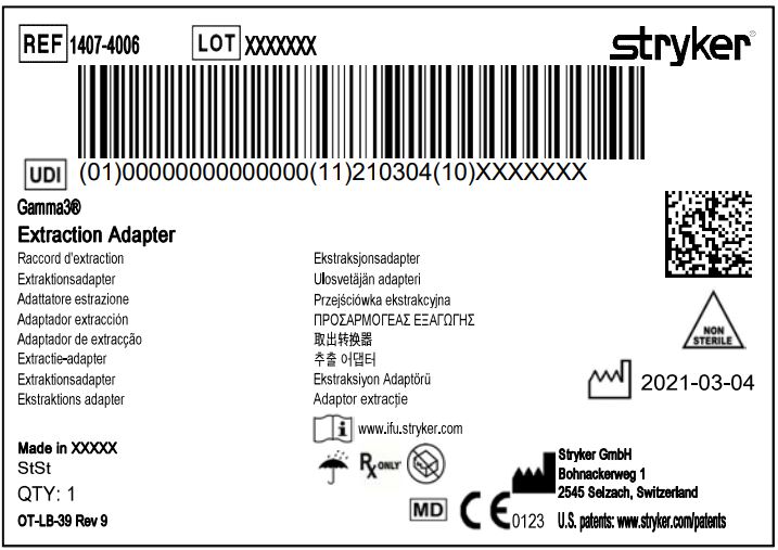 EXTRACTION ADAPTER G3