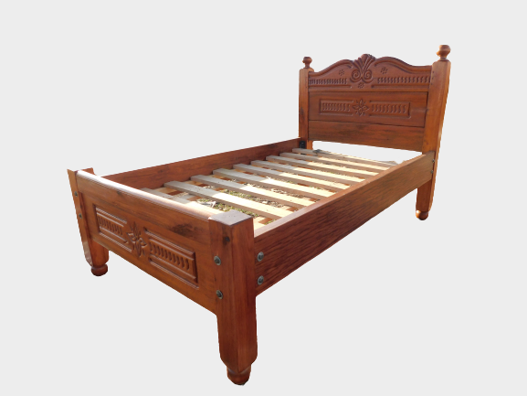 BED wooden frame, 120x190cm