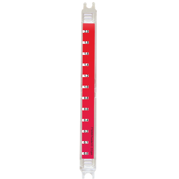 (FlexiTester) COLOUR SCALE STICK fluoride, 0-2mg/l