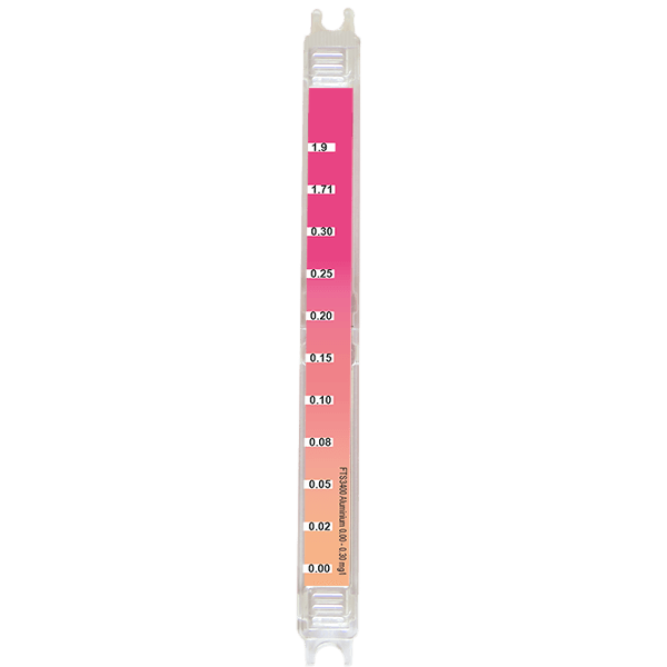 (FlexiTester) COLOUR SCALE STICK aluminium, 0-0.3mg/l