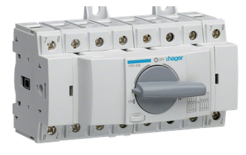 CHANGE-OVER SWITCH manual, 4P/80A/IP20, modular