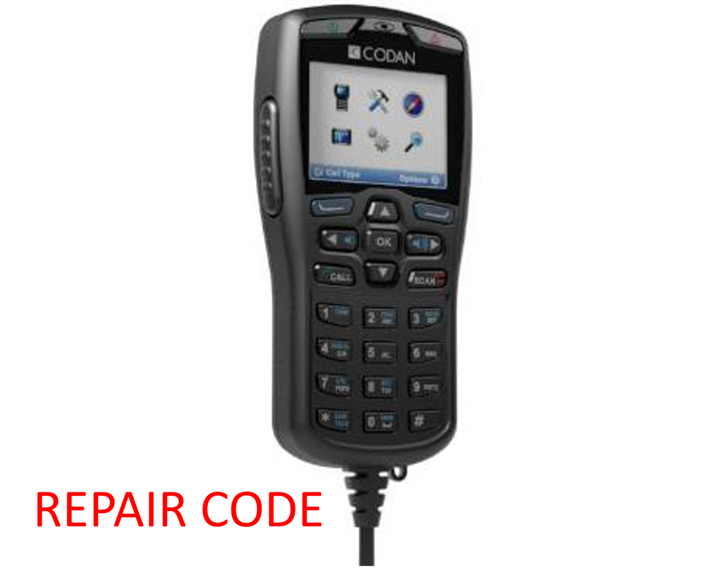 REPAIRCODE Codan Envoy X1 handset 2220