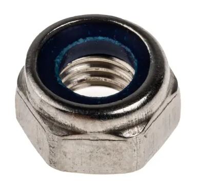 NUT, zinc plated, M8, hexagonal, DIN 985