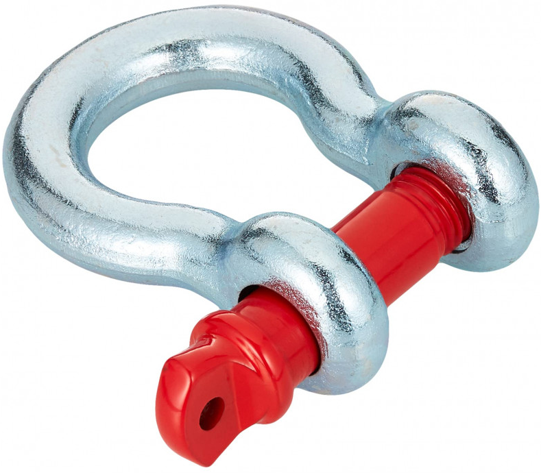 (LC300 armored) SHACKLE, galvanized steel, 19mm, 4.75T