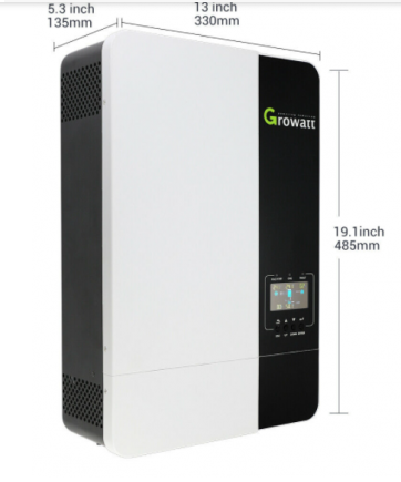 INVERTER PV hybrid(Growatt SPF5000ES) 5kW 48V 100A MPPT WIFI