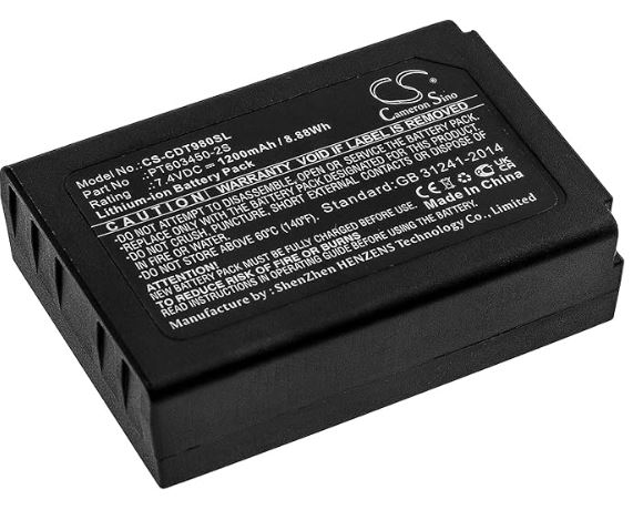 (CEM DT-98xxM) BATTERIE, Li-ion 1.2Ah 7.4V (PT603450-2S)