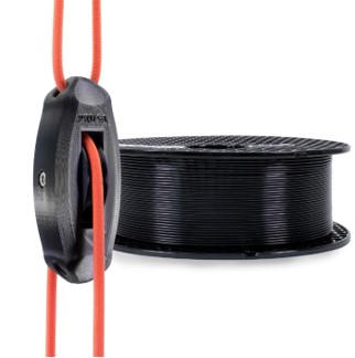 (3D printer) FILAMENT, PC, Ø 1.75mm, black, 970g