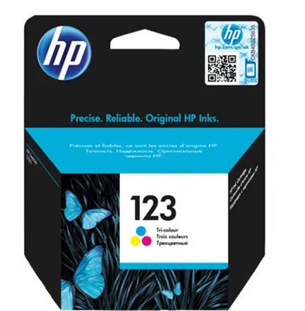 (HP Deskjet 2130/2620/263x) INK CARTRIDGE (123) 3 colours