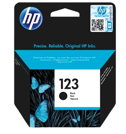 (HP Deskjet 2130/2620/263x) CARTOUCHE D'ENCRE (123) noir