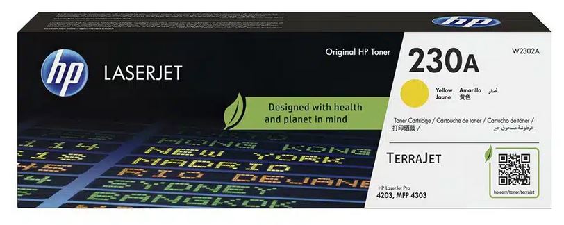 (HP LJ MFP 4303) CARTOUCHE TONER (230A W2302A) jaune