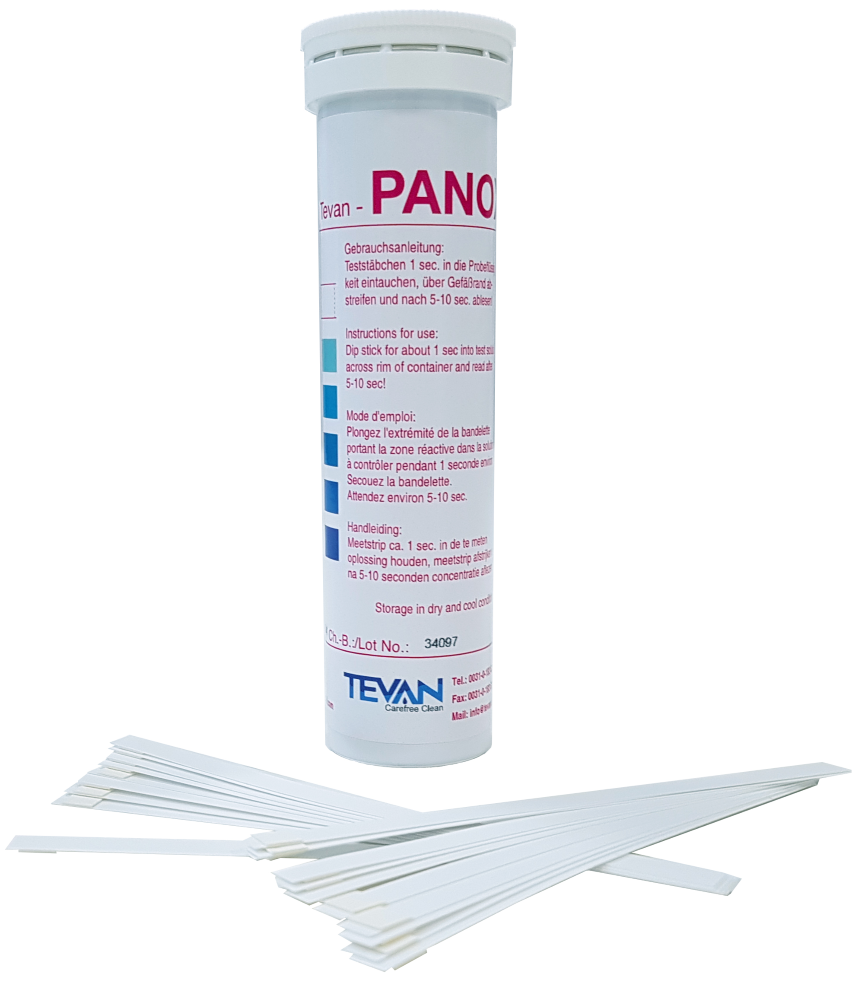 TEST STRIPS hydrogen peroxide/H2O2, 0-100 mg/l