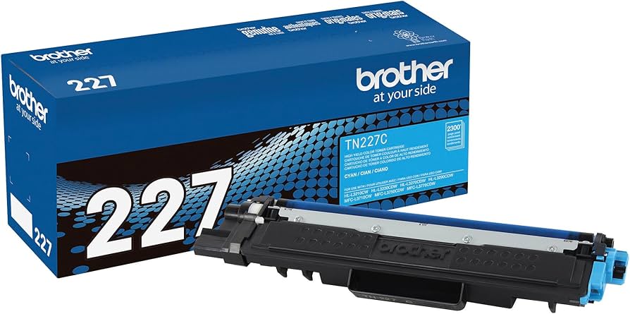 (Brother MFC-L3750CDW) CARTOUCHE TONER (TN227C) cyan