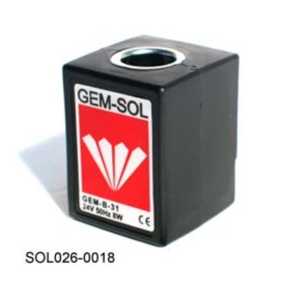 (aut. Tuttnauer 3870HSGWSD) SOLENOIDE 50Hz, SOL026-0116