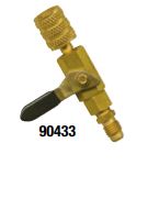 BALL VALVE straight, 1/4" SAE male to 1/4" SAE female