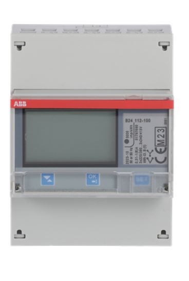 ENERGY METER kWh (ABB B24 112-100) 3x240/415V, 1A