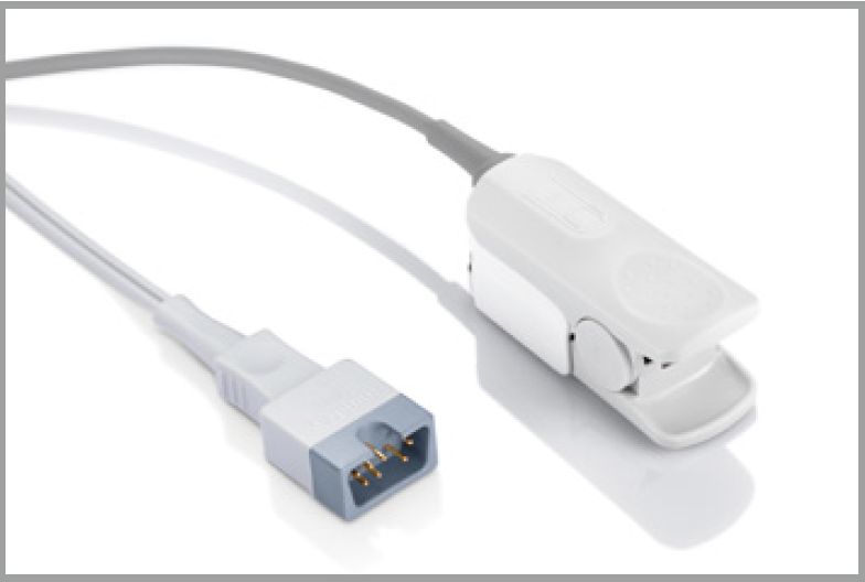 (moni VS8/ePM) CAPTEUR SpO2 adulte pince doigt réut. 512F