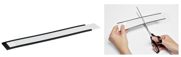 LABEL HOLDER magnetic, 200x30mm