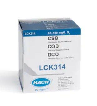 TEST DCO cuvette (Hach) 15-150 mg/l O₂, 25 tests