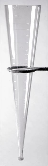 CONE IMHOFF, polycarbonate, 1L + fermeture à vis