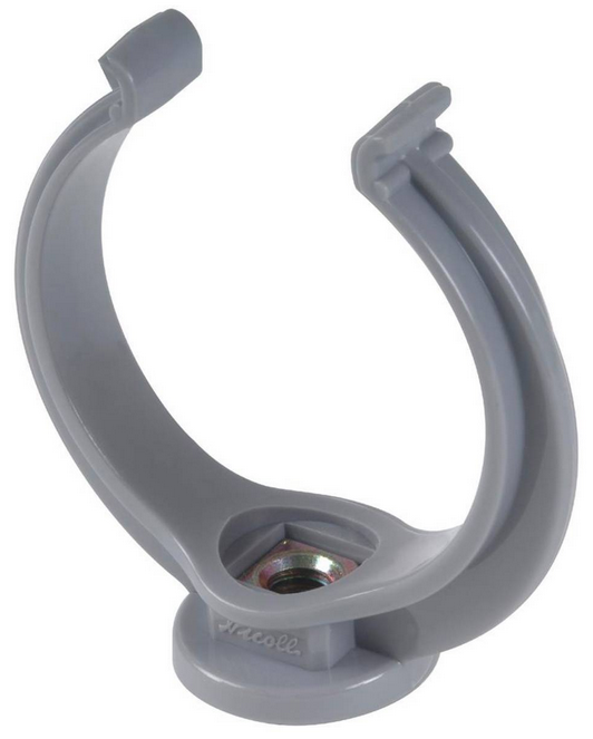 COLLIER LYRE, PP, Ø22mm, pour tuyaux PVC