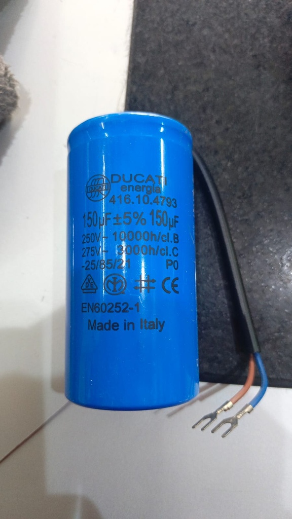 (Matthews SF-50) CAPACITOR, 150µF, 250V