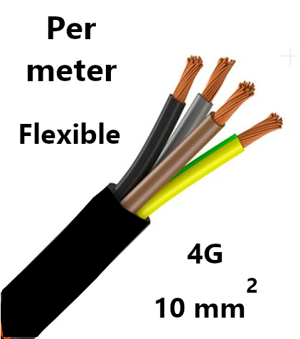 CABLE flexible, 4G10mm², per metre