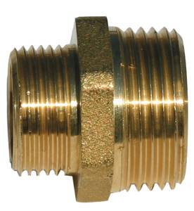 (pompe à carburant) RACCORD MAMELON, laiton, 1"¼ x 1", MxM