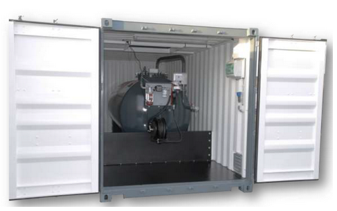 DIESEL STORAGE & DISTRIBUTION STATION CONTAINER, 20" 20.000l
