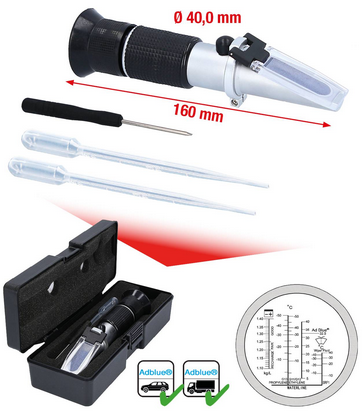 REFRACTOMETRE testeur optique, pour AdBleu, antigel,batterie