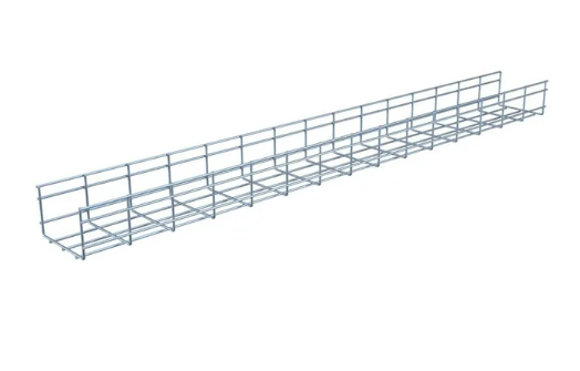 WIREMESH CABLE TRAY, galvanised, 40x40mm, per metre