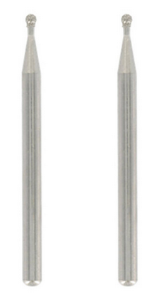 FRAISES DIAMANTEES  (Dremel 7103) Ø2mm, 2pcs