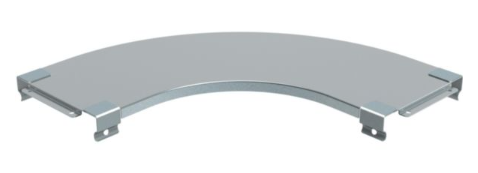 (chemin de cables 150mm) COUVERCLE POUR COUDE 90°