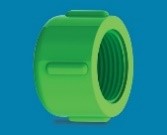 SOCKET COUPLING threaded, PVC, Ø 50mm, FxF