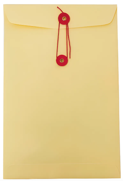 ENVELOPPE A4, 340x240mm, kraft, fermoir, 50 pcs