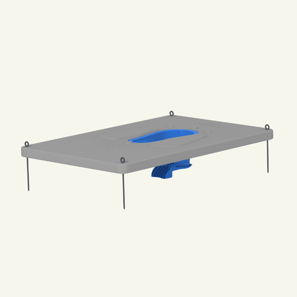 LATRINE SLAB bird door toilet pan (Lixil SATO 701)