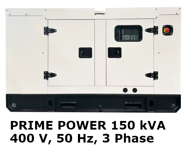 GENERATOR, 150kVA 400V 50Hz, 3ph, diesel