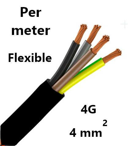 CABLE flexible, 4G4mm², per metre