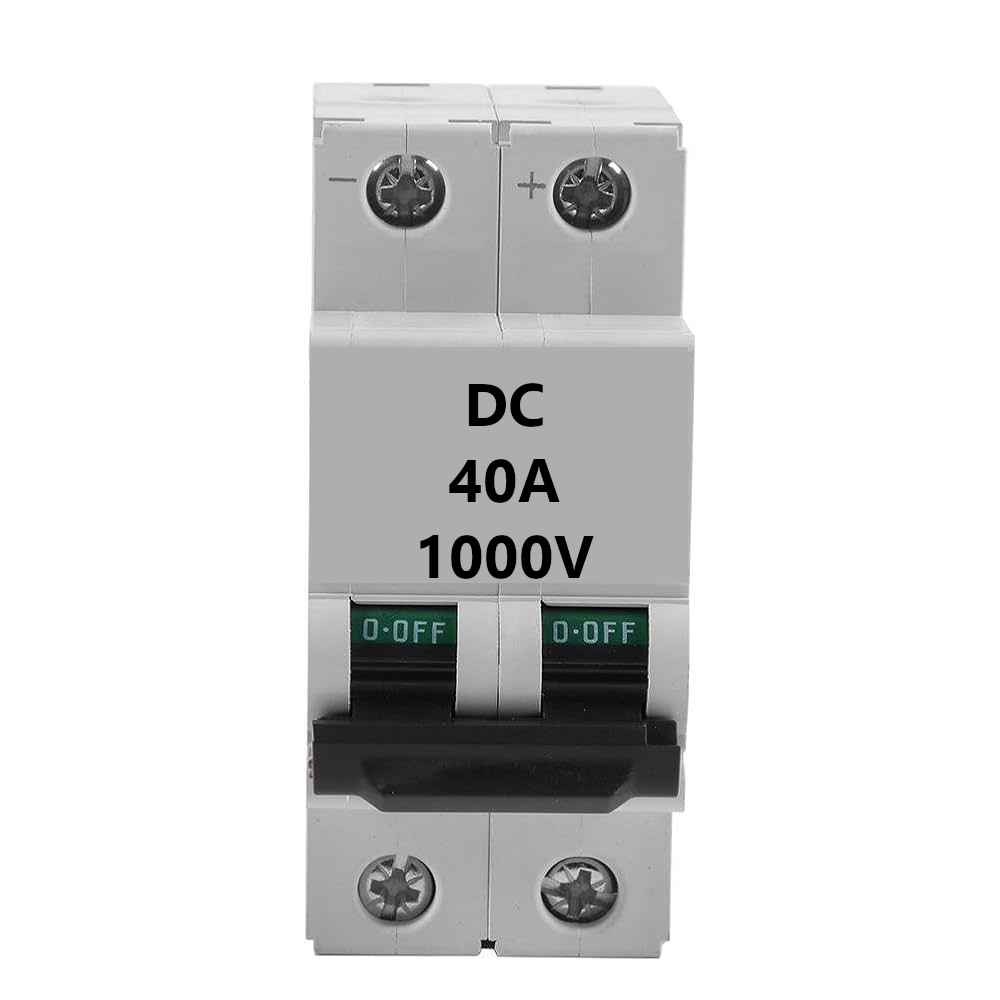 MCB DC B40, 1000Vdc 10kA, 2P