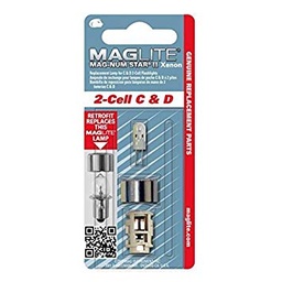 [PELELIGBSM20] (Maglite ML2) BULB torch lamp, screw fitting, clear