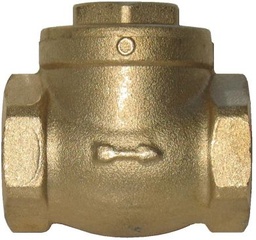 [CWATCBVAFT4IF] NON-RETURN VALVE flapping, brass, 4", FxF threaded