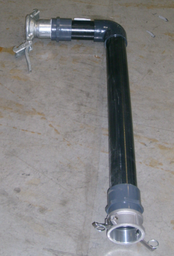[CWATDIVRH3E] DIVING ROD hose 3", 1.1m, HDPE + coupling + elbow