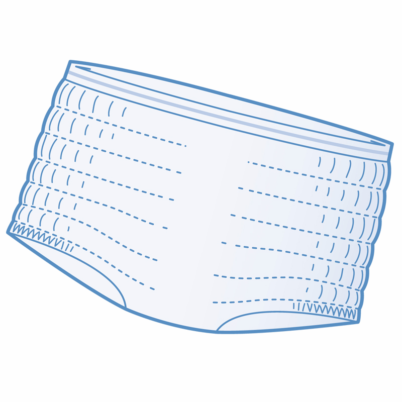 SLIP DE MAINTIEN pour serviettes, filet élastique Unicat