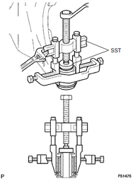 [YTOY09950-40011] PULLER set, for Toyota