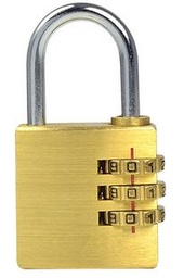 [PPACPADL3B2OI] PADLOCK combination, 3 digits