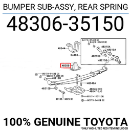 [YTOY48306-35150] (LN135) BUMPER RR