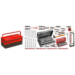 [PTOOSETSM59S] SET OF 59 MECHANIC TOOLS metric + socket set, 2050.M100A