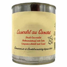 [AFOOCASS1TD] CASSOULET de canard, 1kg, la boîte