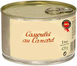 [AFOOCASS4TD] CASSOULET de canard, 420g, la boîte