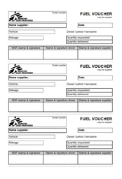 [ALSTVOUC53E] FUEL VOUCHER, 50 sheets, self-copying x3, English, booklet