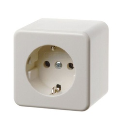 [PELETERM0SSS4] SOCKET single, 2P+E/16A, surface mounting, Schuko std, IP54